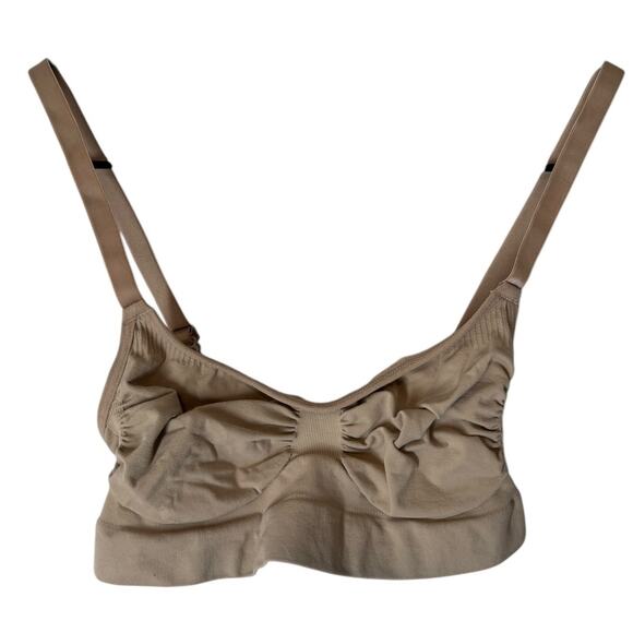 Skims Seamless Sculpt Bralette Beige Tan Nude Small / Medium - Picture 3 of 6